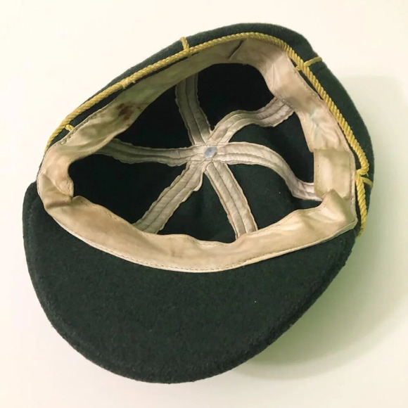 Vintage 60s Wolf Cub Scouts Cap Kids  Boy Scout Stains No Size - Picture 5 of 14